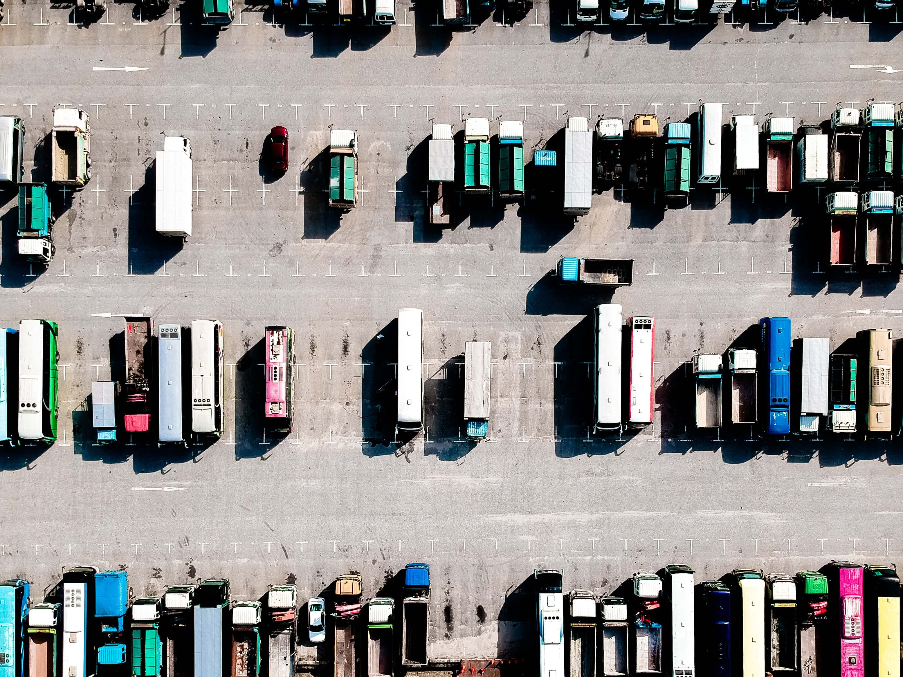 Estacionamento de caminhões